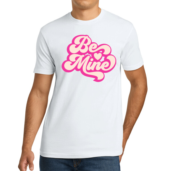 Retro Be Mine - Unisex Premium Cotton T-Shirt Thumbnail