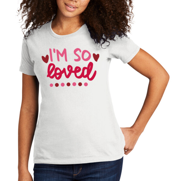 I'm So Loved - Women's Premium Cotton T-Shirt Thumbnail