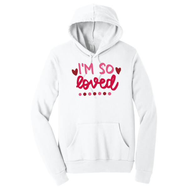 I'm So Loved - Unisex Premium Fleece Pullover Hoodie Thumbnail