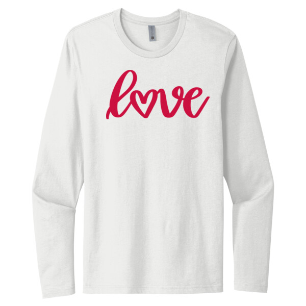 Love 5 - Unisex Premium Cotton Long Sleeve T-Shirt Thumbnail