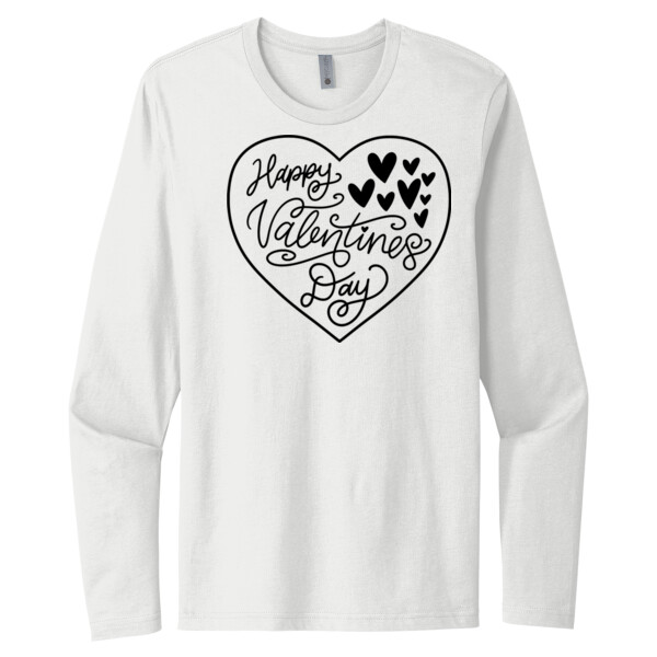 Happy Valentines Day 6 - Unisex Premium Cotton Long Sleeve T-Shirt Thumbnail