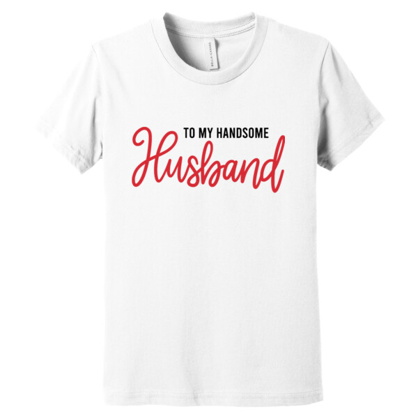 To My Handsome Husband - Youth Premium Cotton T-Shirt Thumbnail