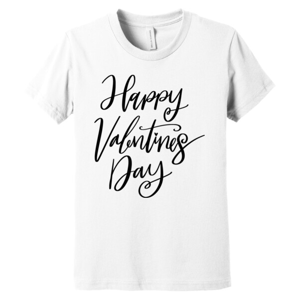 Happy Valentines Day - Youth Premium Cotton T-Shirt Thumbnail