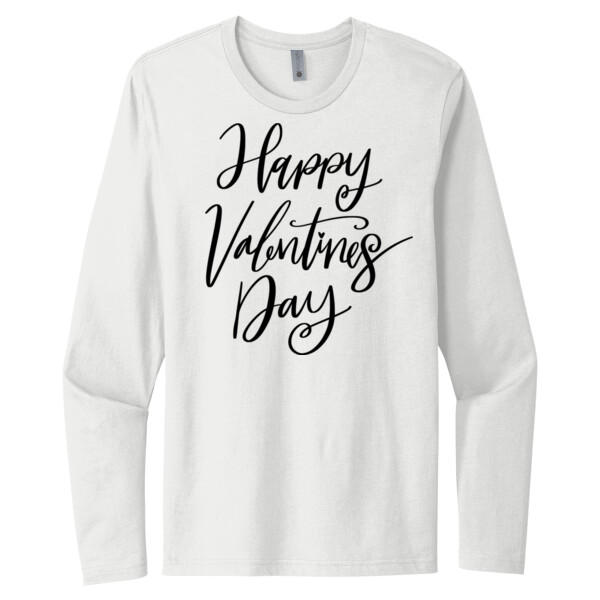Happy Valentines Day - Unisex Premium Cotton Long Sleeve T-Shirt Thumbnail