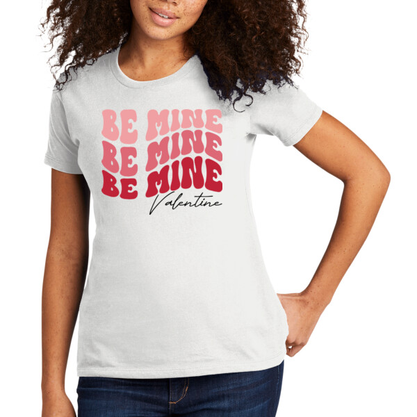 Be Mine Valentine - Women's Premium Cotton T-Shirt Thumbnail