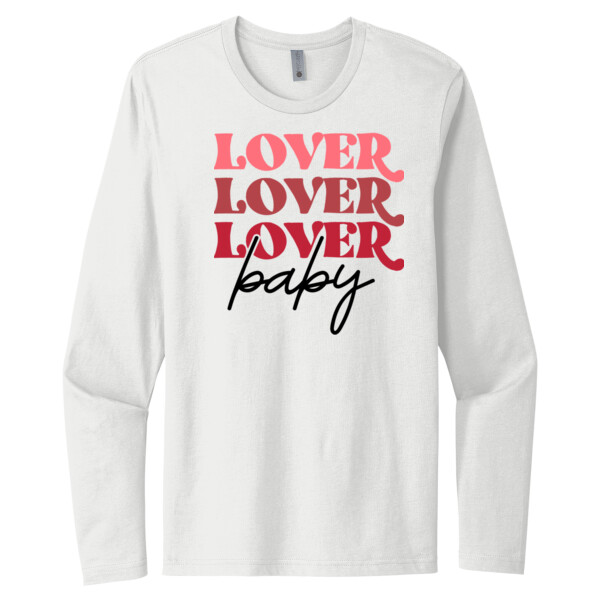 Lover Baby - Unisex Premium Cotton Long Sleeve T-Shirt Thumbnail