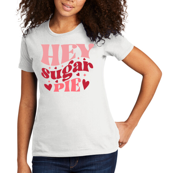 Hey Sugar Pie - Women's Premium Cotton T-Shirt Thumbnail