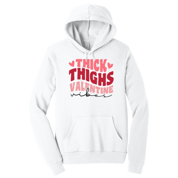 Thick Thigh Valentine - Unisex Premium Fleece Pullover Hoodie Thumbnail