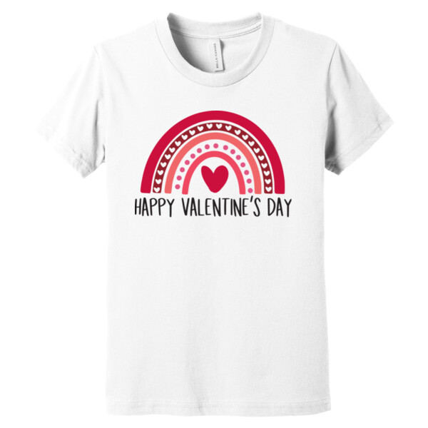 Valentine Rainbow Happy V-Day 2 - Youth Premium Cotton T-Shirt Thumbnail