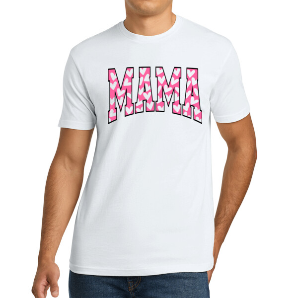 Mama Hearts - Unisex Premium Cotton T-Shirt Thumbnail