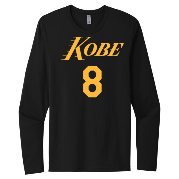 Kobe 8 - Unisex Premium Cotton Long Sleeve T-Shirt Thumbnail