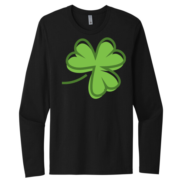Clover - Unisex Premium Cotton Long Sleeve T-Shirt Thumbnail