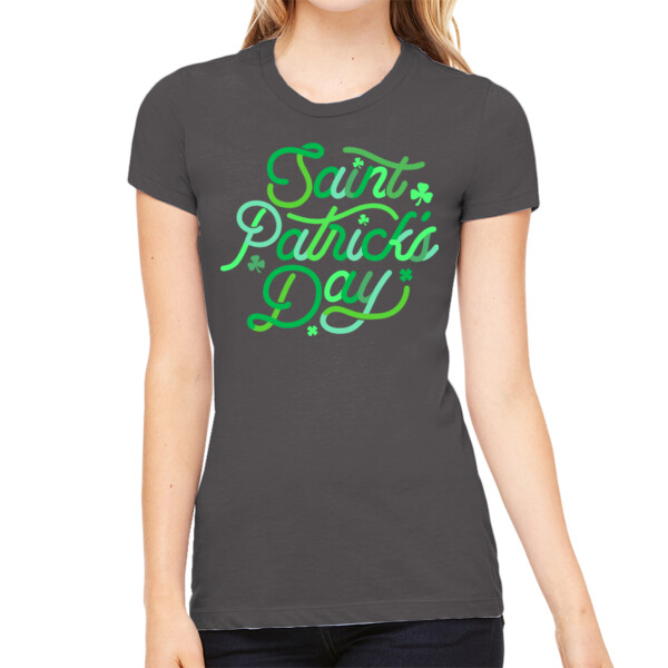 St. Patrick's Day 3 - Women's Premium Cotton Slim Fit T-Shirt Thumbnail