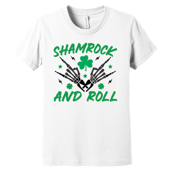 Shamrock & Roll - Youth Premium Cotton T-Shirt Thumbnail
