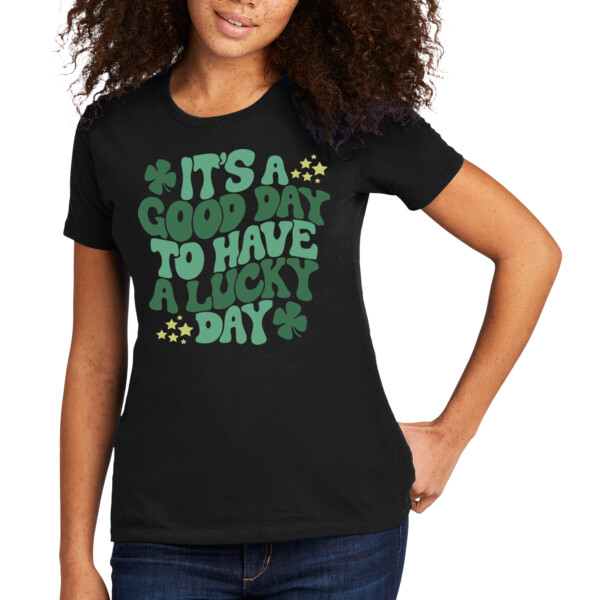 Lucky Day - Women's Premium Cotton T-Shirt Thumbnail