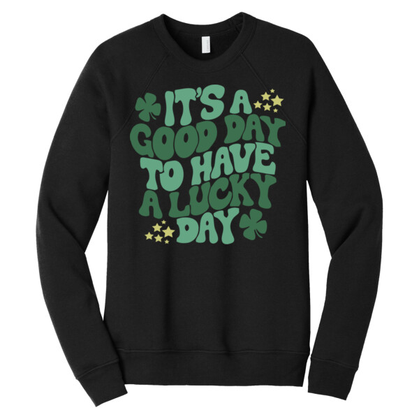 Lucky Day - Unisex Premium Fleece Crew Sweatshirt Thumbnail
