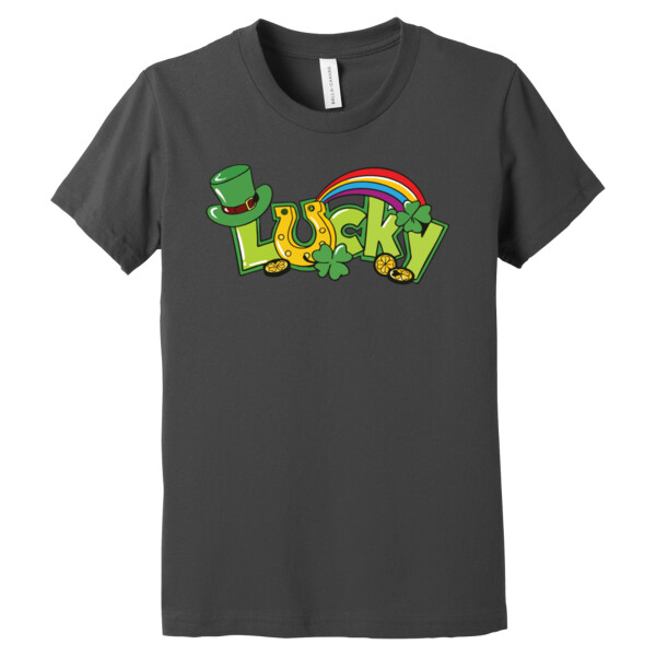 Lucky 3 - Youth Premium Cotton T-Shirt Thumbnail