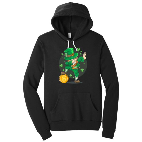 Dabbing Leprechaun - Unisex Premium Fleece Pullover Hoodie Thumbnail