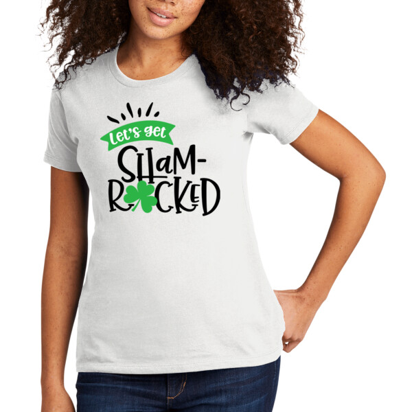 Let's Get Shamrocked - Women's Premium Cotton T-Shirt Thumbnail