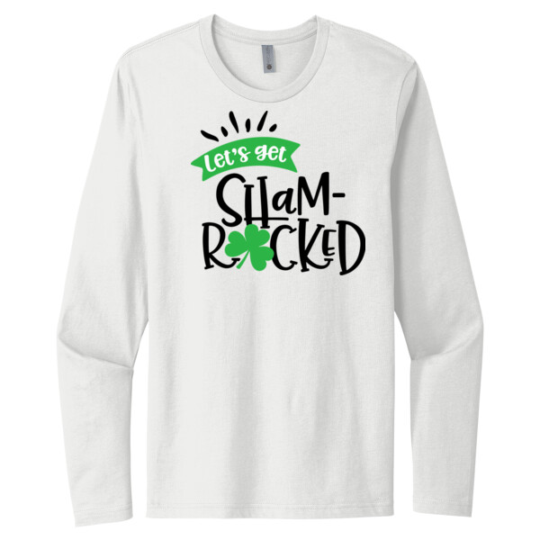 Let's Get Shamrocked - Unisex Premium Cotton Long Sleeve T-Shirt Thumbnail