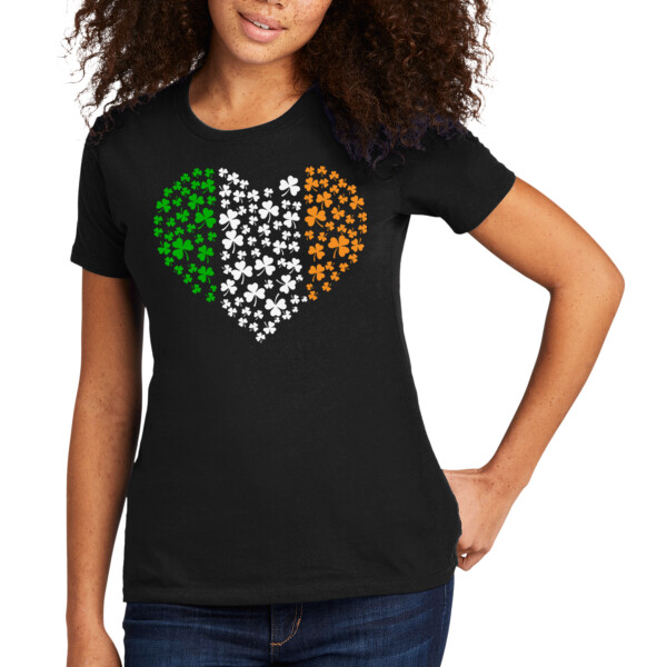 Irish Heart - Women's Premium Cotton T-Shirt Thumbnail