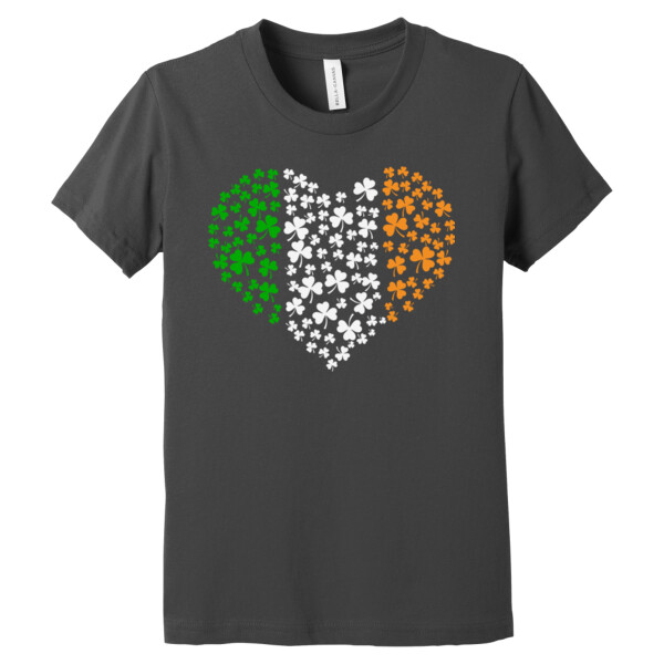 Irish Heart - Youth Premium Cotton T-Shirt Thumbnail