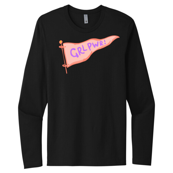 Girl Power - Unisex Premium Cotton Long Sleeve T-Shirt Thumbnail