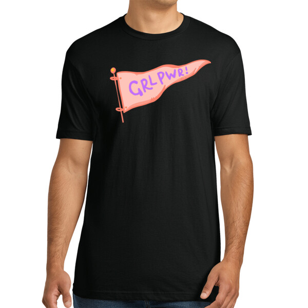 Girl Power - Unisex Premium Cotton T-Shirt Thumbnail