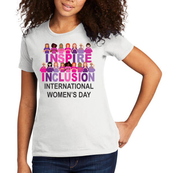 Inspire Inclusion - Women's Premium Cotton T-Shirt Thumbnail