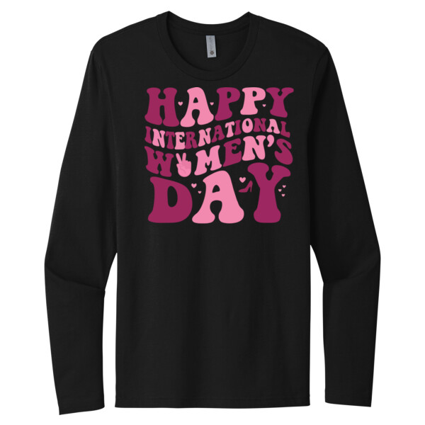 International Women's Day - Unisex Premium Cotton Long Sleeve T-Shirt Thumbnail
