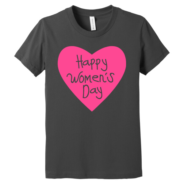 Women's Day Heart - Youth Premium Cotton T-Shirt Thumbnail