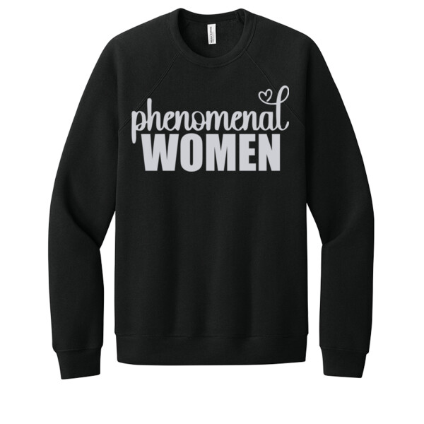 Phenomenal Women - Unisex Premium Fleece Crew Sweatshirt Thumbnail