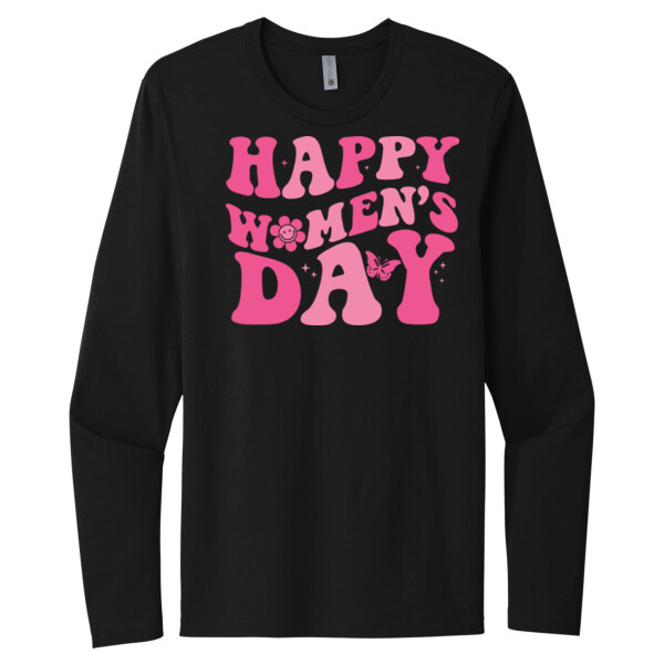 Happy Women's Day - Unisex Premium Cotton Long Sleeve T-Shirt Thumbnail
