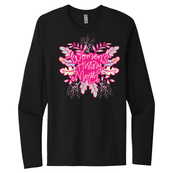 Women's History Month 1 - Unisex Premium Cotton Long Sleeve T-Shirt Thumbnail