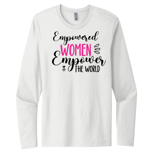 Empower The World - Unisex Premium Cotton Long Sleeve T-Shirt Thumbnail