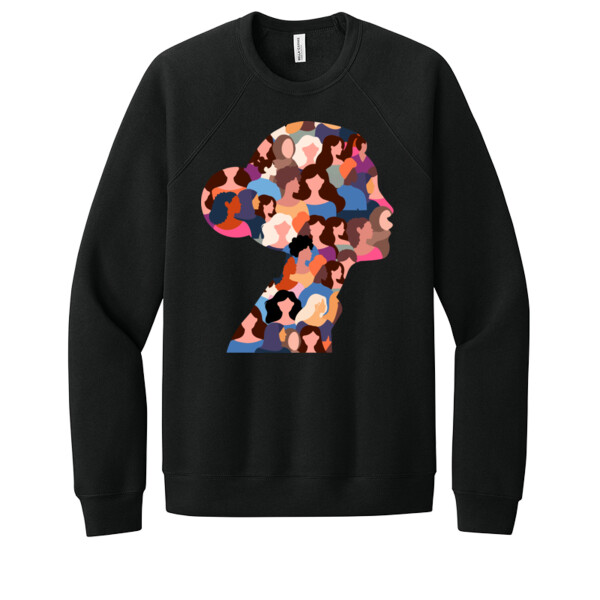 Girl - Unisex Premium Fleece Crew Sweatshirt Thumbnail