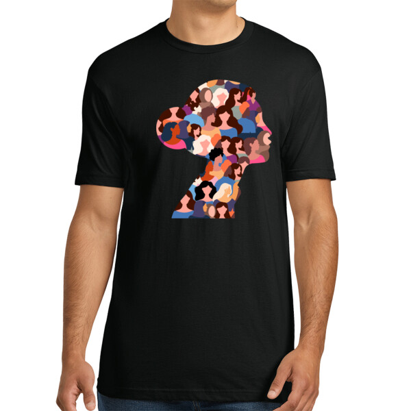 Girl - Unisex Premium Cotton T-Shirt Thumbnail