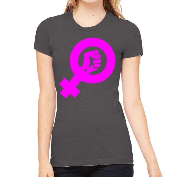Girl Power 3 - Women's Premium Cotton Slim Fit T-Shirt Thumbnail