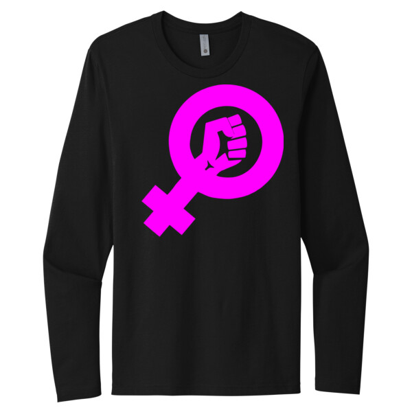 Girl Power 3 - Unisex Premium Cotton Long Sleeve T-Shirt Thumbnail