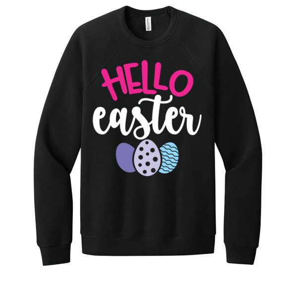 Hello Easter - Unisex Premium Fleece Crew Sweatshirt Thumbnail