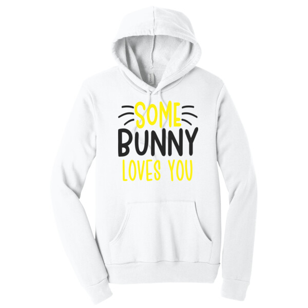 Some Bunny Loves You - Unisex Premium Fleece Pullover Hoodie Thumbnail