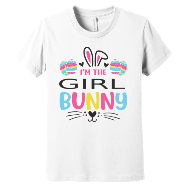 Girl Bunny - Youth Premium Cotton T-Shirt Thumbnail