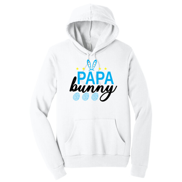 Papa Bunny - Unisex Premium Fleece Pullover Hoodie Thumbnail