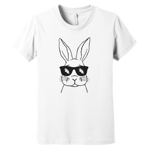Bunny Shades Black - Youth Premium Cotton T-Shirt Thumbnail