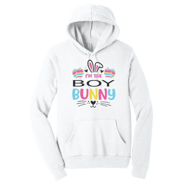 Boy Bunny - Unisex Premium Fleece Pullover Hoodie Thumbnail