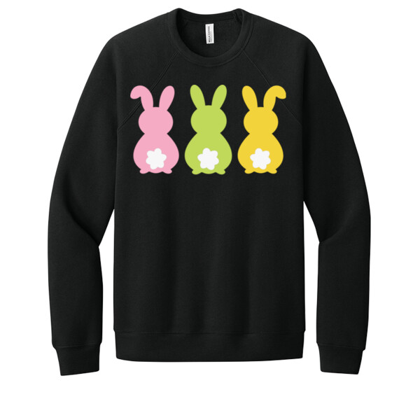 Tripple Bunny - Unisex Premium Fleece Crew Sweatshirt Thumbnail