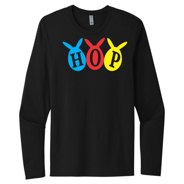 Hop - Unisex Premium Cotton Long Sleeve T-Shirt Thumbnail