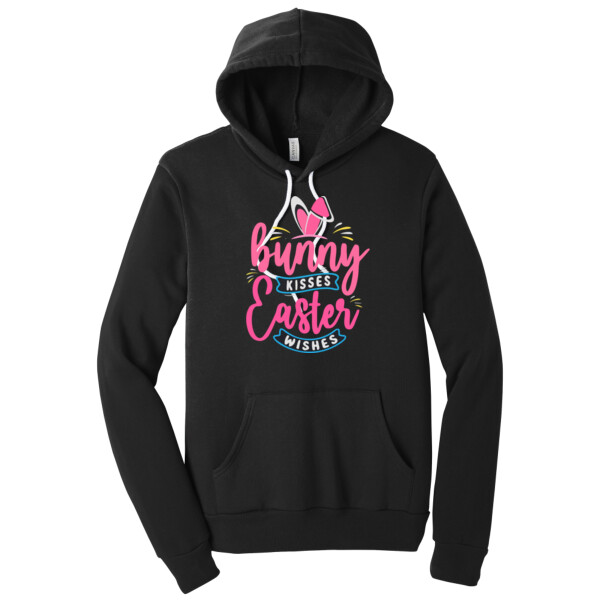 Bunny Easter Wishes - Unisex Premium Fleece Pullover Hoodie Thumbnail