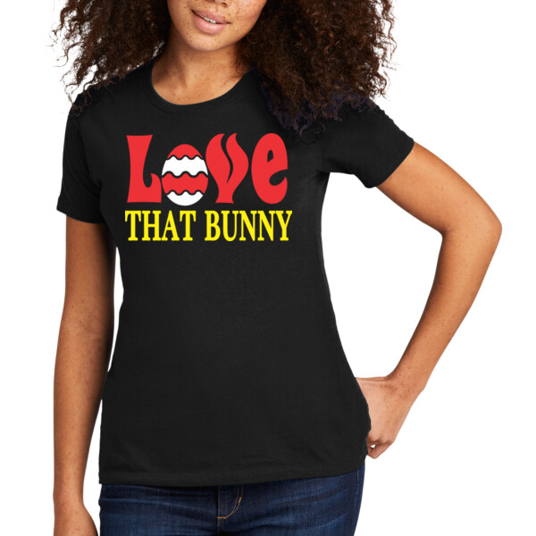 Love That Bunny - Women's Premium Cotton T-Shirt Thumbnail