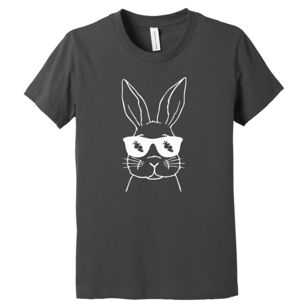 Bunny Shades White - Youth Premium Cotton T-Shirt Thumbnail